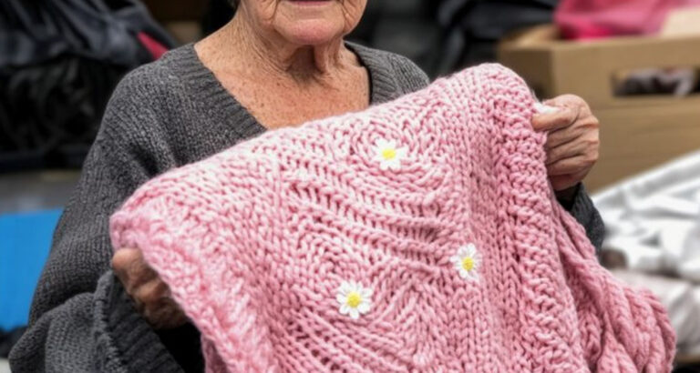 At My MIL’s Garage Sale, I Found a Blanket I Knitted for My Daughter Who Died the Day She Was Born