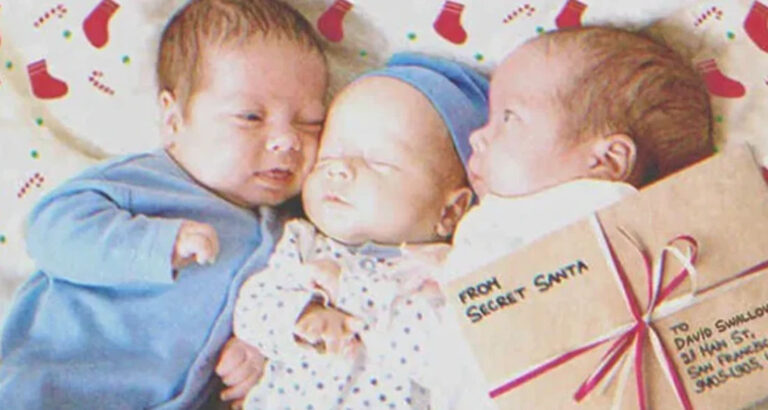 Poor Widower Struggling to Raise His Adopted Triplets Gets Letter from Santa — Story of the Day